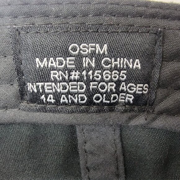 MTV Hat Music Television Black Adjustable Strapback Retro Cap Checker Logo OSFM - Picture 4 of 5